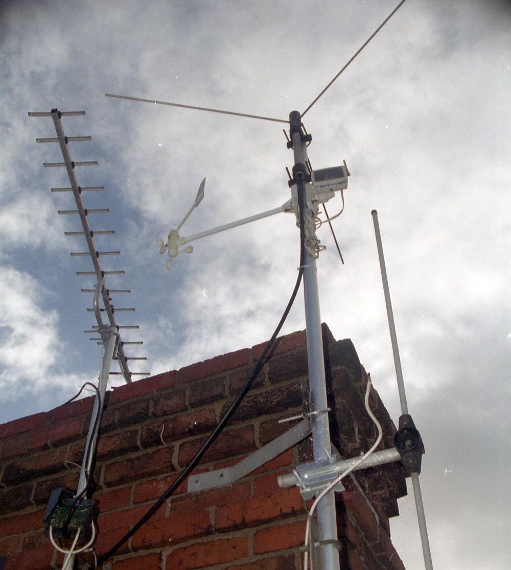 Remains of the antennas