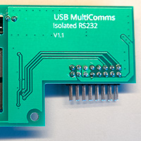 Click to view large image of Back of the assembled PCB