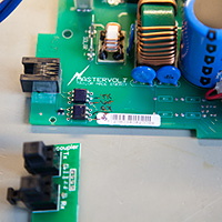 Click to view larger image of Opto Couplers and new Optical board