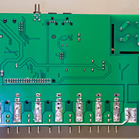Click to view large image of Bottom of the PCB Soldered