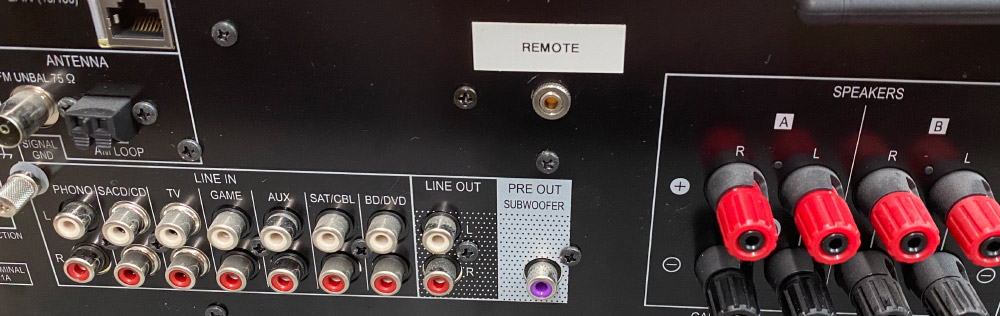 pioneer receiver subwoofer output not working