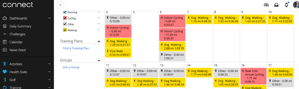 Importing Apple Watch Workouts Into Garmin Connect