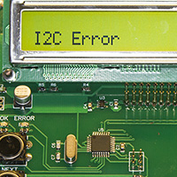 Click to view large image of I2C error when no board detected