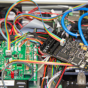 Click to view large image of Programming the Atmel chip with a dragon programmer