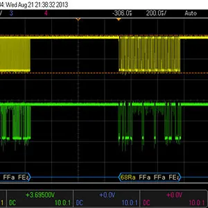 Agilent InfiniiVision MSOX2024A Oscilloscope I2C Analysis Photo