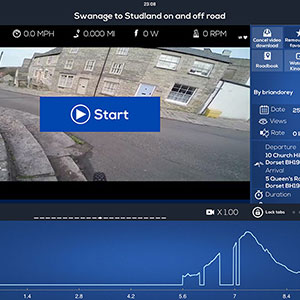 View the blog post for Cycle Training with Video Routes