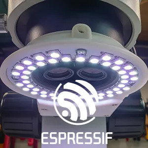 ESP32 RGB Microscope LED Ring Light Photo