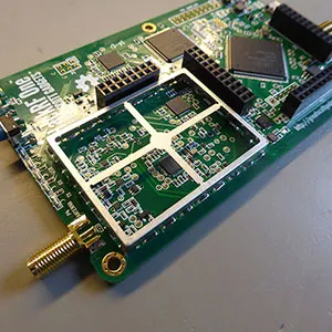 HackRF One SDR EMI Shield installation Photo