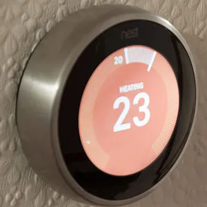 Nest Learning Thermostat 3rd Gen Hot Water Installation Photo