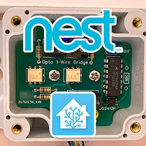 Nest Thermostat to Home Assistant via 1-Wire, Arduino and MQTT Photo