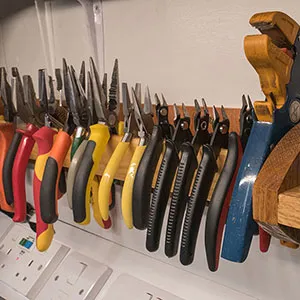 Workshop Tool Storage Rack Photo