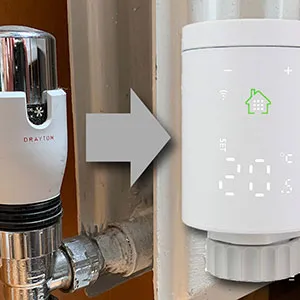 Adding a Zigbee Smart Thermostatic radiator valve to Home Assistant Photo