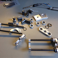 Click to view large image of Cut parts ready to be assembled