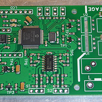 Click to view large image of SMD parts soldered
