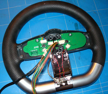 Xbox 360 Steering Wheel off